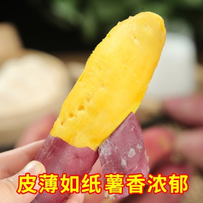 临安天目山小香薯正宗板栗红薯新鲜农家自种小番薯地瓜蜜薯旗舰店