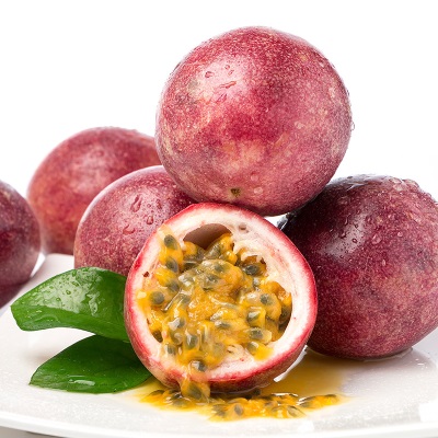 广州江南广西紫皮百香果大果酸甜风味水果西番莲多汁紫色百香果