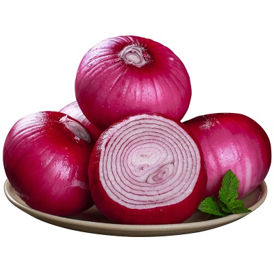 云南紫皮水果大洋葱9斤新鲜小洋葱甜味生吃蔬菜不辣红皮大圆葱头