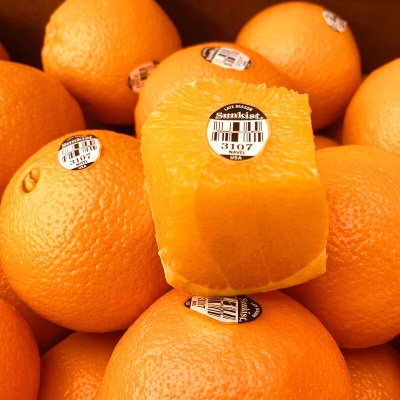 广州江南直发【顺丰进口新奇士3107黑标脐橙Sunkist甜橙鲜果多汁