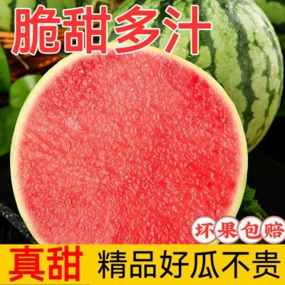 冰糖麒麟西瓜当季新鲜超甜现摘皮薄无籽有籽整箱水果