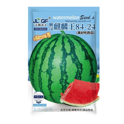 懒汉麒麟王8424西瓜种子籽超甜高产早熟薄皮西瓜王种子瓜果种子