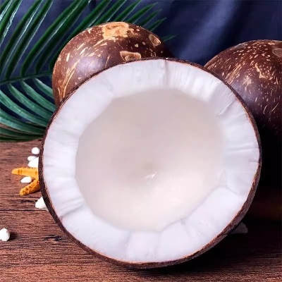 正宗海南去皮黑色黑壳牛奶椰皇椰肉新鲜老椰子椰汁9个装整箱包邮