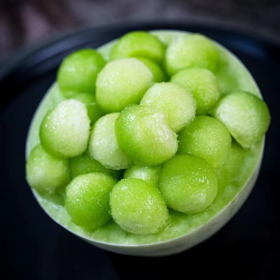 头茬海南玉菇甜瓜新鲜水果整箱10斤包邮当季蜜瓜香瓜冰淇淋软糯香
