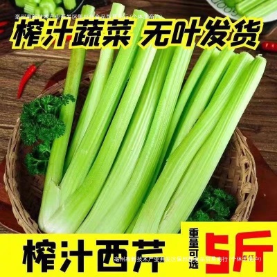 西芹新鲜10斤榨汁山东寿光去叶大芹菜顺丰包邮现砍现发蔬菜脆