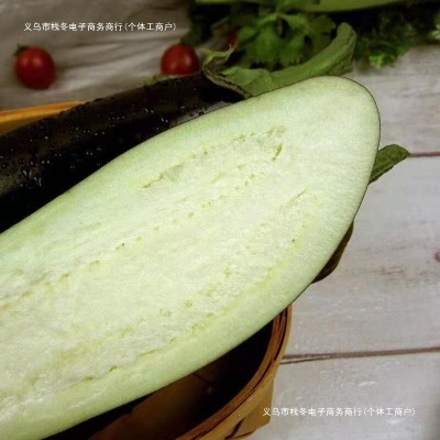 山东寿光大棚紫皮茄子新鲜烧烤茄子红烧茄子绿把紫色长茄新鲜紫茄