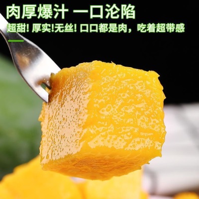 四川攀枝花凯芒果10斤新鲜水果当季现摘整箱大青皮甜心芒果包邮