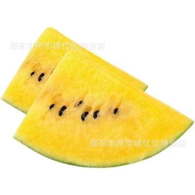 高糖黄心西瓜种子甜早熟黄瓤特黄心西瓜种籽春夏播