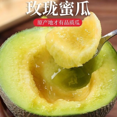 【普快】海南网纹瓜冰淇淋网纹密瓜新鲜摘应当季水果哈密整箱甜瓜