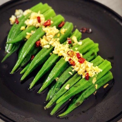 【新鲜秋葵5-1斤黄秋葵泡沫箱加冰】可炒黄秋葵鲜嫩 新鲜蔬菜批发
