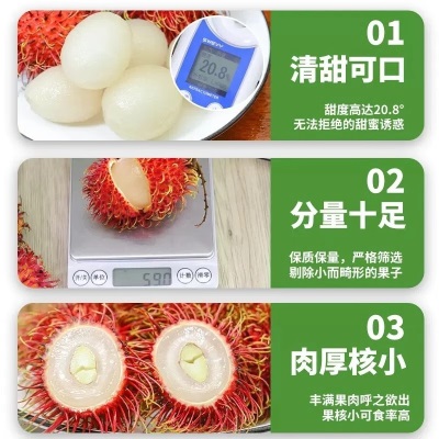 红毛丹新鲜水果5斤当季整箱毛荔枝毛丹果红牡丹泰国热带孕妇水果