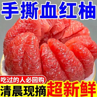 福建红心柚子水果包邮当季整箱时令水果红肉柚子琯溪红柚平和蜜柚