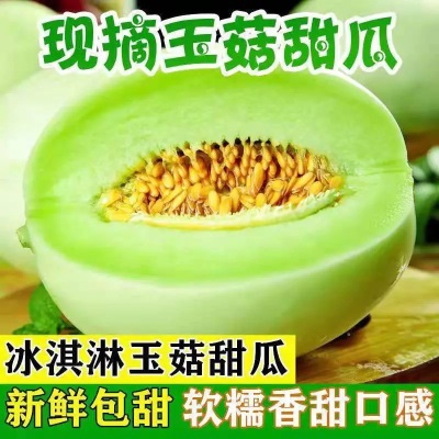 海南玉菇甜瓜冰淇淋新鲜当季水果9斤蜜瓜小香瓜5斤哈密瓜整箱包邮