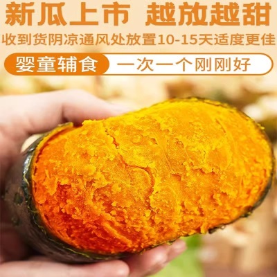 贝贝南瓜正宗新鲜5斤板栗味小南瓜栗面日本老瓜婴儿辅食孕妇粉糯