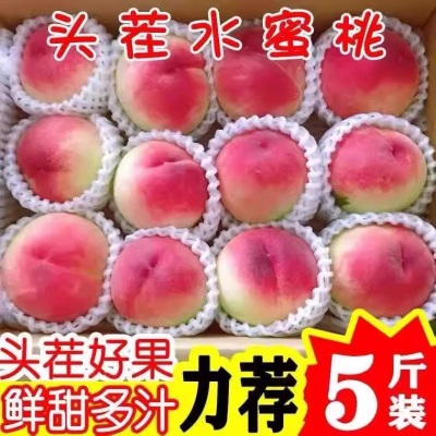 水蜜桃整箱10斤桃子水果新鲜应当季现摘孕妇水果脆甜毛桃5包邮（