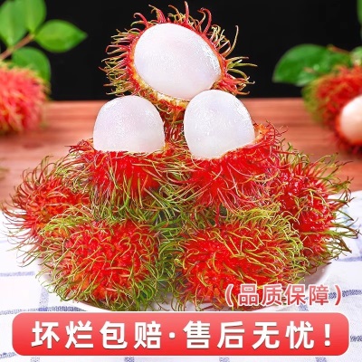 红毛丹新鲜水果5斤当季整箱毛荔枝毛丹果红牡丹泰国热带孕妇水果