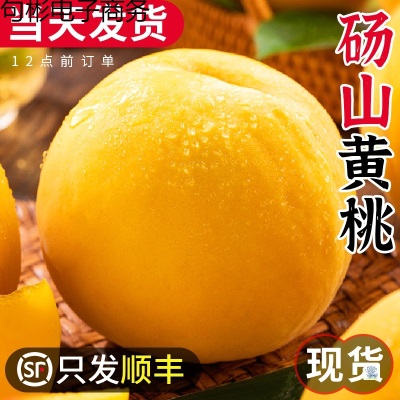 砀山黄桃10斤新鲜水果当季毛桃子整箱应季黄肉脆甜油蜜桃大果包邮