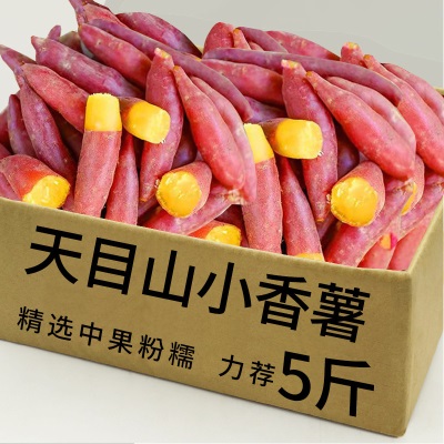 临安天目山小香薯正宗板栗红薯新鲜香甜农家小番薯地瓜蜜薯旗舰店