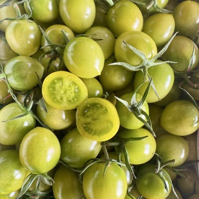 正宗青甜2号小番茄新鲜绿色圣女果现摘现发超甜小西红柿京东代发