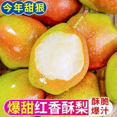 新疆库尔勒香梨香梨源自新疆新鲜水果梨子3/5/10斤脆甜青皮薄