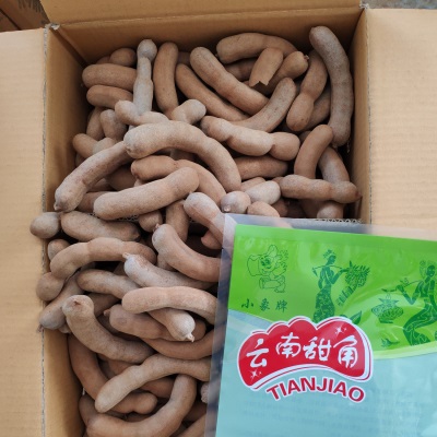 批发20斤新鲜带壳水果甜角甜酸角果铺蜜饯零食罗望子电商直发