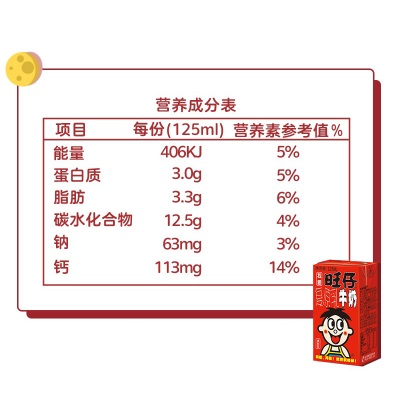 旺旺旺仔牛奶245ml*12听罐装调制乳饮品伴手礼儿童节礼物整箱批发