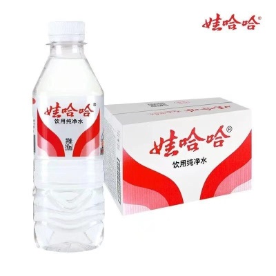娃哈哈饮用纯净水596ml*24瓶整箱批特价哇哈哈非矿泉水官方旗舰店
