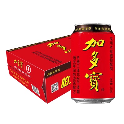 加多宝红罐凉茶植物饮料310ml*24罐整箱装解辣祛火