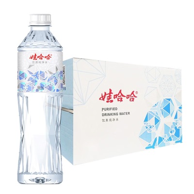 娃哈哈晶钻水饮用纯净水550mL*24瓶整箱哇哈哈合肥送水非矿泉水