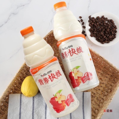 娃哈哈营养快线原味1.25kg*3瓶整箱 营养早餐奶哇哈哈牛奶饮料年