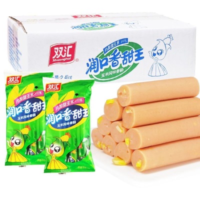 双汇润口香甜王240g袋装玉米肠火腿肠即食香肠休闲零食小吃泡面肠