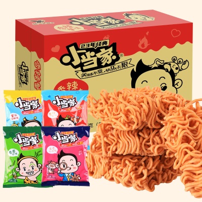 小当家干脆面香辣蟹味零食方便面20g/包儿时怀旧小吃休闲食品批发
