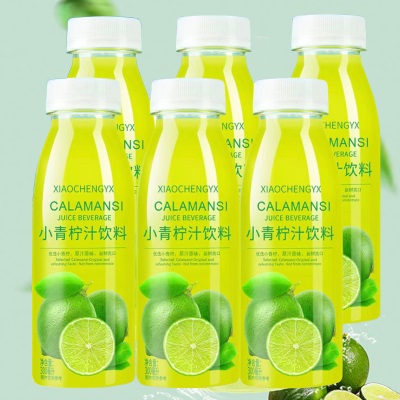 小青柠汁300ml瓶装便携柠檬水柠檬果味青柠冰饮解暑解渴夏日饮品