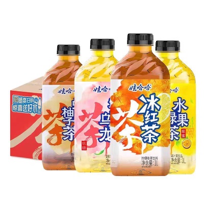 娃哈哈冰红茶1L*12瓶整箱批发