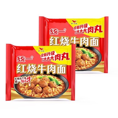统一方便面五合一袋装老坛酸菜红烧香辣藤椒牛肉泡面宿舍速食批发
