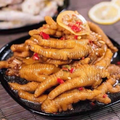 大号鸡爪子生冷冻生鲜凤爪新鲜非无骨泡椒鸡爪整箱批 发鸡脚商用