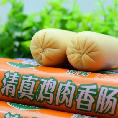 鸡肉肠批发双汇整箱清真52g泡面搭档烧烤零售清伊坊火腿肠香肠