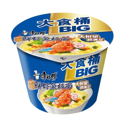 康师傅方便面BIG大食桶装红烧香辣藤椒牛肉面大桶面 泡面速食汤面