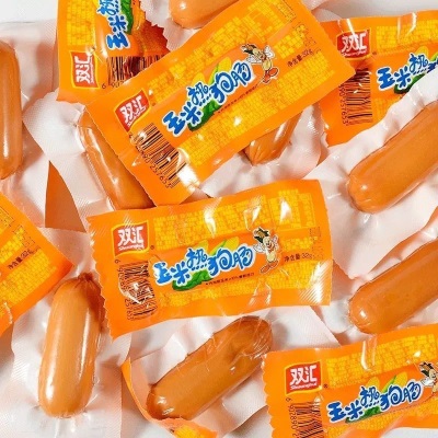 双汇玉米热狗肠32g玉米火腿肠香辣香脆肠休闲零食小吃泡面搭档