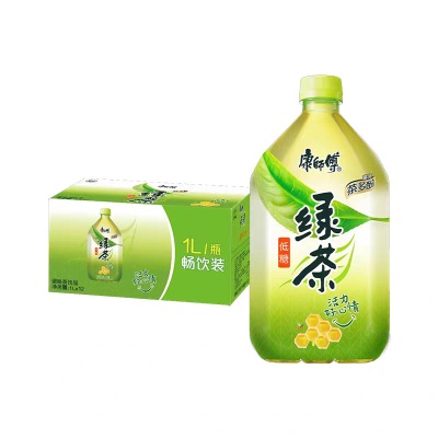 大瓶康师傅冰红茶1L*12瓶整箱绿茶茉莉蜜茶清茶柚子茶饮料 代发1Q