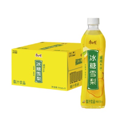 包邮康师傅冰红茶500ml*15瓶茉莉蜜茶绿茶清茶酸梅汤冰糖雪梨雷惠