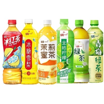 统一冰红茶500ml茉莉花味绿茶整箱冰镇茶风味夏季饮料包邮 批发