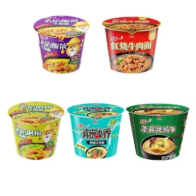 【包邮】统一来一桶装方便面泡面宿舍零食夜宵美食方便速食批发