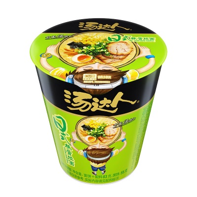 统一汤达人杯面方便面日式酸辣豚骨海鲜拉面老母鸡汤泡面免煮速食