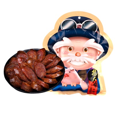 杨大爷川味腊肠500g四川特产麻辣烤肠广式味香肠烟熏农家自制腊肉