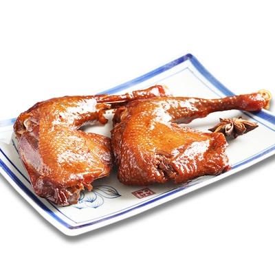 香辣鸭腿大100g乡巴老熟食独立包装代餐充饥零食卤香即食鸭肉麻辣