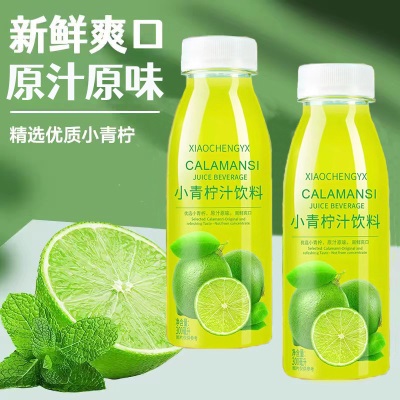 小青柠汁300ml瓶装便携柠檬水柠檬果味青柠冰饮解暑解渴夏日饮品
