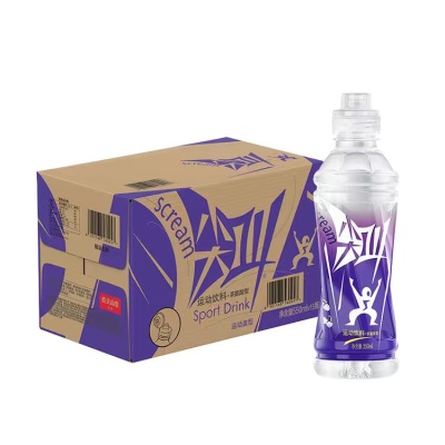 农夫山泉尖叫550ml*15瓶整箱纤维型多肽型柠檬运动饮料补充电解质