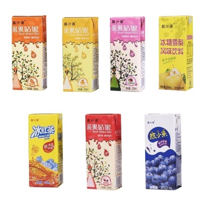 慕汁源冰红茶冰糖雪梨酸梅汤饮料纸盒装摆摊餐饮商用清爽解腻批发