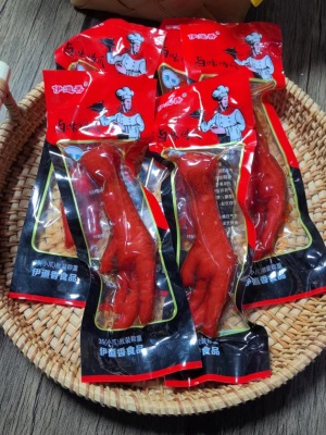 伊道香清真泡椒凤爪山椒鸡爪即食零食小吃零售批发鸡肉速食小包装